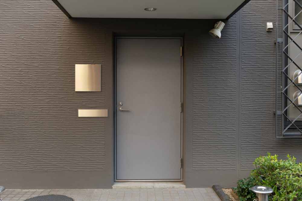 Portland Solid Steel Front Door